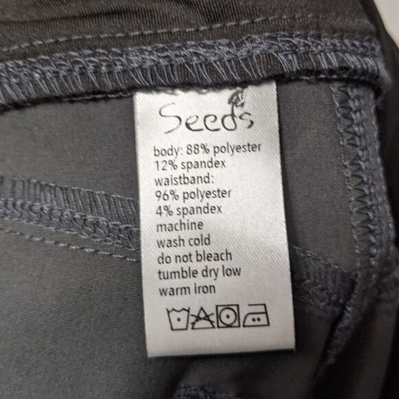 NWT SEEDS Split Hem High Rise Yoga Capri Pants S - Picture 7 of 8